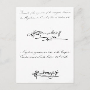 Two Examples of the Signature Postcard