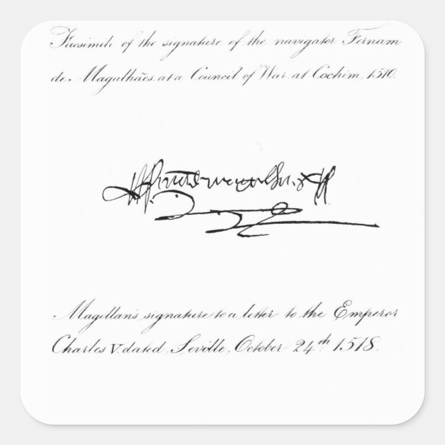 Two Examples of the Signature Square Sticker (Front)