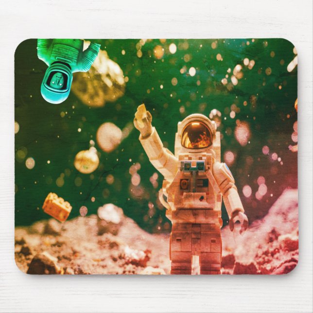 Two Extraterrestrial Boys Far, Far Out in Space   Mouse Pad (Front)