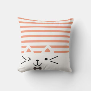 Two Faced Kitty Cushion