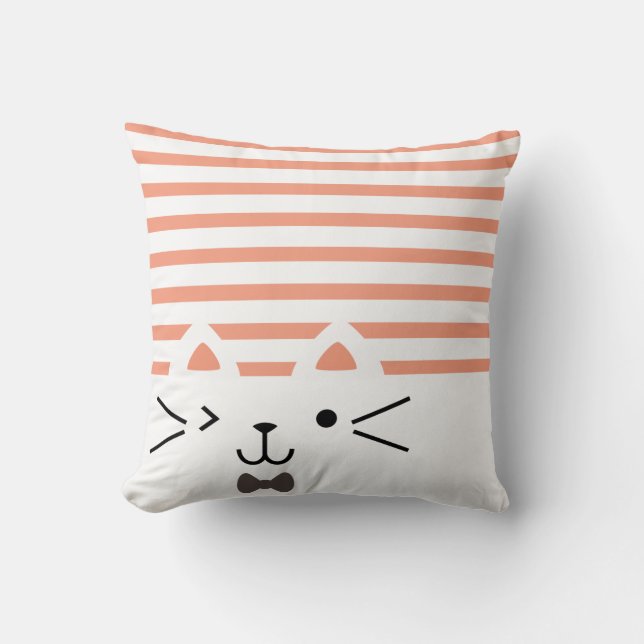 Two Faced Kitty Cushion (Front)