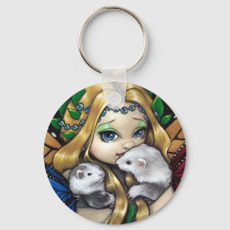 "Two Fae Ferrets" Keychain