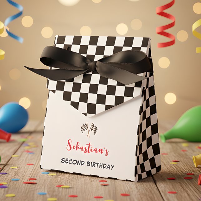 Two fast 2 curious second kids birthday favour box (Creator Uploaded)