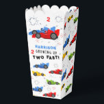 Two Fast 2nd Birthday Kids Racing Cars Custom Favour Box<br><div class="desc">Two Fast 2nd Birthday Kids Racing Cars Personalised Name Custom Party Favour Boxes Popcorn Boxes features your custom text with a colourful racing cars. Fabulous for kids birthday party celebrations. Designed by Evco Studio www.zazzle.com/store/evcostudio</div>