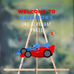 Two Fast 2nd Birthday Kids Racing Cars Welcome Acrylic Sign<br><div class="desc">Two Fast 2nd Birthday Kids Racing Cars Personalised Welcome Acrylic Sign features your custom welcome message with a colourful racing cars. Fabulous for kids birthday party celebrations. Designed by Evco Studio www.zazzle.com/store/evcostudio</div>