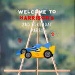 Two Fast 2nd Birthday Kids Racing Cars Welcome Acrylic Sign<br><div class="desc">Two Fast 2nd Birthday Kids Racing Cars Personalised Welcome Acrylic Sign features your custom welcome message with a colourful racing cars. Fabulous for kids birthday party celebrations. Designed by Evco Studio www.zazzle.com/store/evcostudio</div>