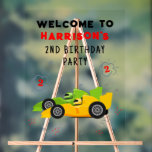 Two Fast 2nd Birthday Kids Racing Cars Welcome Acrylic Sign<br><div class="desc">Two Fast 2nd Birthday Kids Racing Cars Personalised Welcome Acrylic Sign features your custom welcome message with a colourful racing cars. Fabulous for kids birthday party celebrations. Designed by Evco Studio www.zazzle.com/store/evcostudio</div>