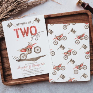 TWO Fast Birthday Invitation   2nd Birthday