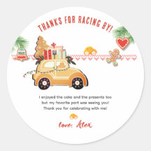 Two Fast Christmas Gingerbread Car 2nd Birthday