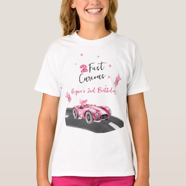 Two Fast Curious Birthday  T-Shirt (Front)