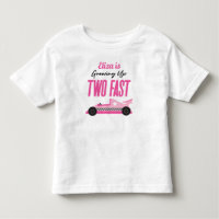 Two Fast Pink Race Car 2nd Birthday Party