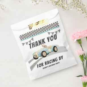 Two Fast Race Car Boy 2nd Birthday Party Favour Bags