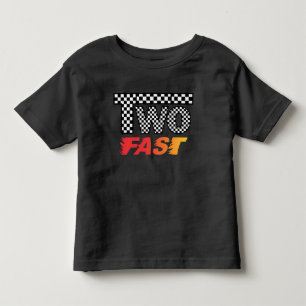 TWO Fast Toddler 2nd Birthday T-Shirt