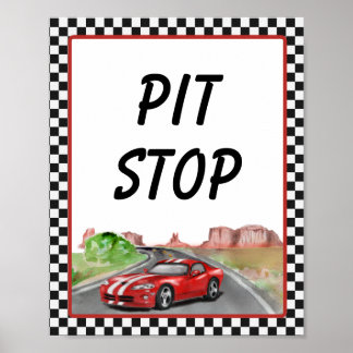 Two Fast Two Curious Pit Stop Poster
