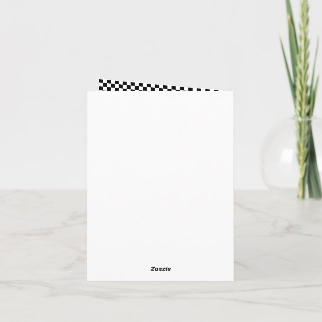 Two Fast wild jungle Race Car 2nd Birthday Party  Invitation (Back)