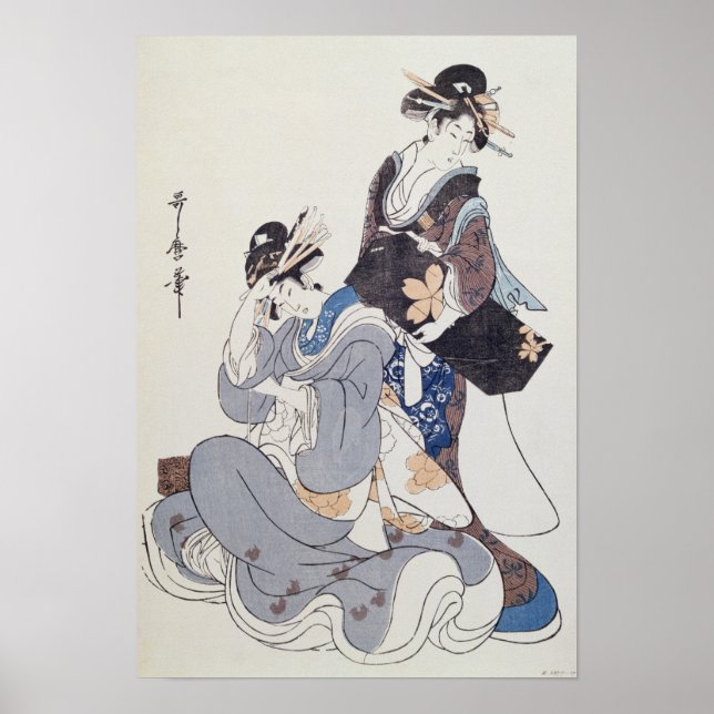 Two Female Figures Poster (Front)