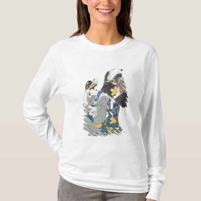 Two Female Figures T-Shirt (Front)