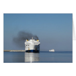 Two Ferries In Greece