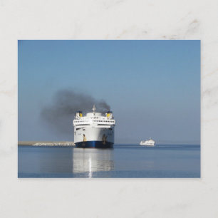 Two Ferries In Greece Postcard
