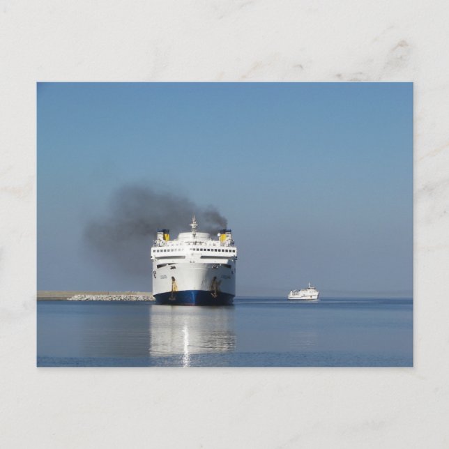 Two Ferries In Greece Postcard (Front)