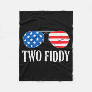 Two Fiddy Aamerica 250 Design Fleece Blanket
