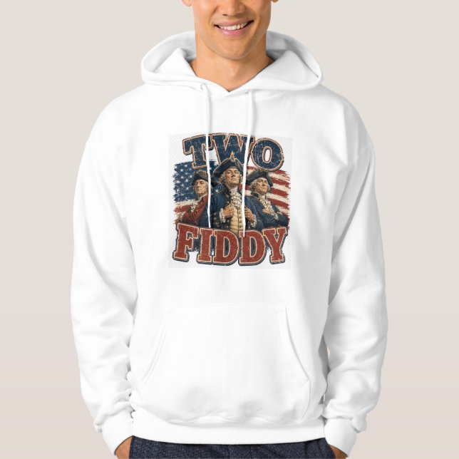 Two Fiddy T-Shirt Hoodie (Front)