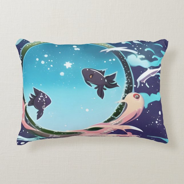 Two Fish Decorative Cushion (Front)