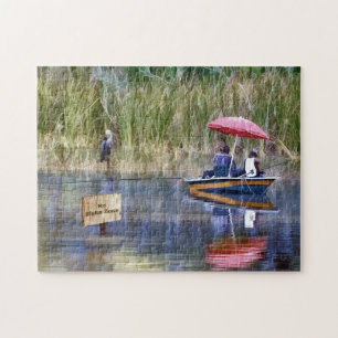 Two Fishermen at the Lake Jigsaw Puzzle