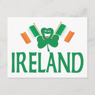Two Flags of Ireland Postcard