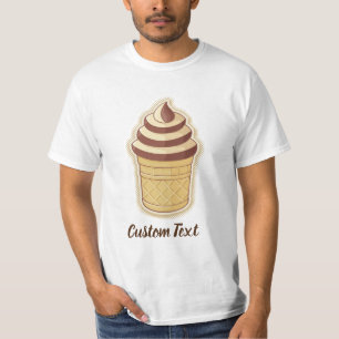 Two Flavours Ice Cream Cup T-Shirt