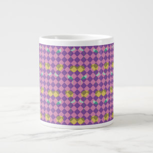 Two Flowers Diamonds Large Coffee Mug