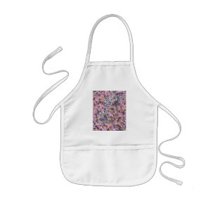 Two flowers kids apron