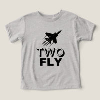 Two Fly Fighter Jet Second Birthday