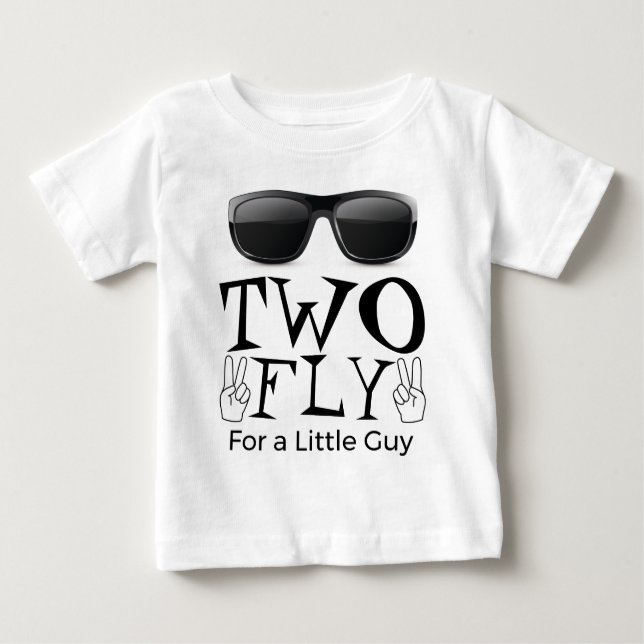 Two Fly for a Little Guy T-Shirt (Front)
