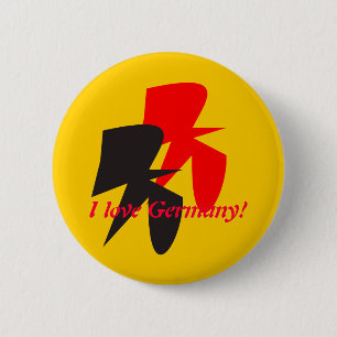 Two flying Birds Button