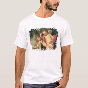 Two Flying Cherubs, holding the Crown of Thorns an T-Shirt
