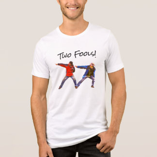 "Two Fools, One Friendship" Customisable Funny T-S Tri-Blend Shirt