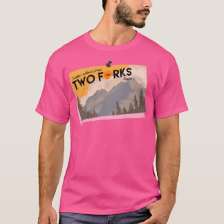 Two Forks Region Poster T-Shirt