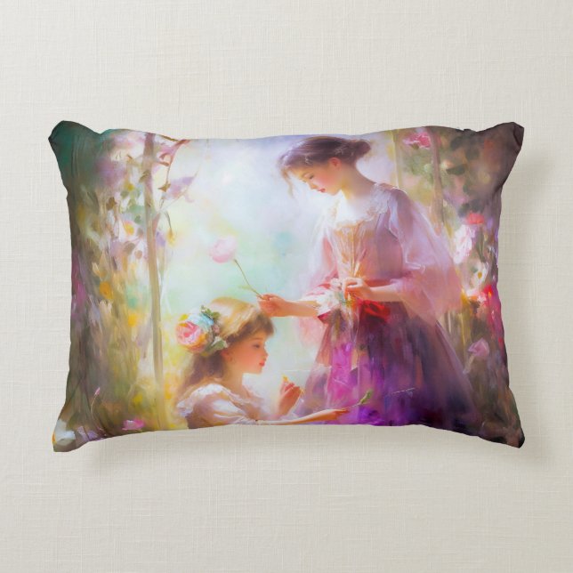 Two Friends  Decorative Cushion (Front)