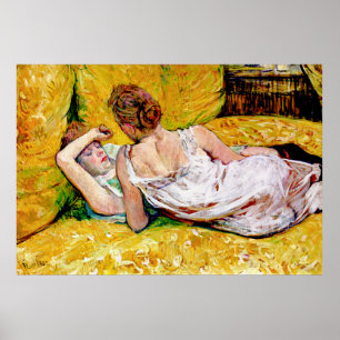 Two Friends Poster by Henri de Toulouse-Lautrec