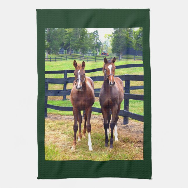 Two Friends Tea Towel (Vertical)