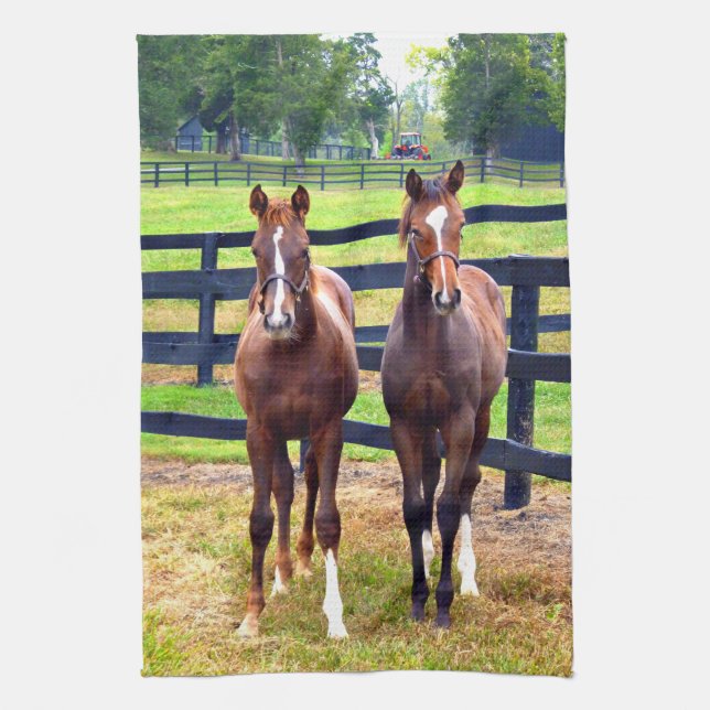 Two Friends Tea Towel (Vertical)