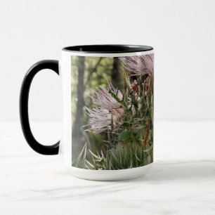 Two Frogs on a Milk Thistle Florida Natural Photo Mug