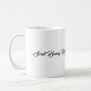 Two Funny Reautiful Rabbits  Coffee Mug