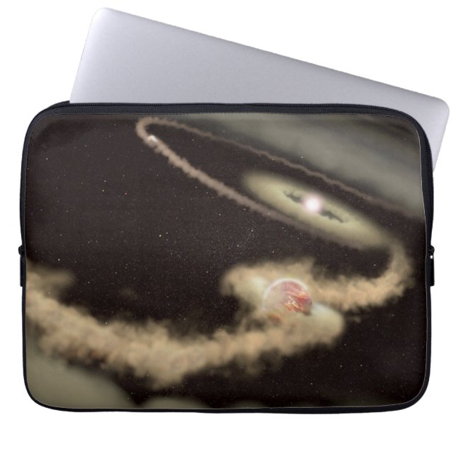 Two Gas Giant Exoplanets Orbiting A Young Star Laptop Sleeve (Front)