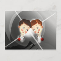 Two Gay Men Couple In Tuxedos Adorable Vintage