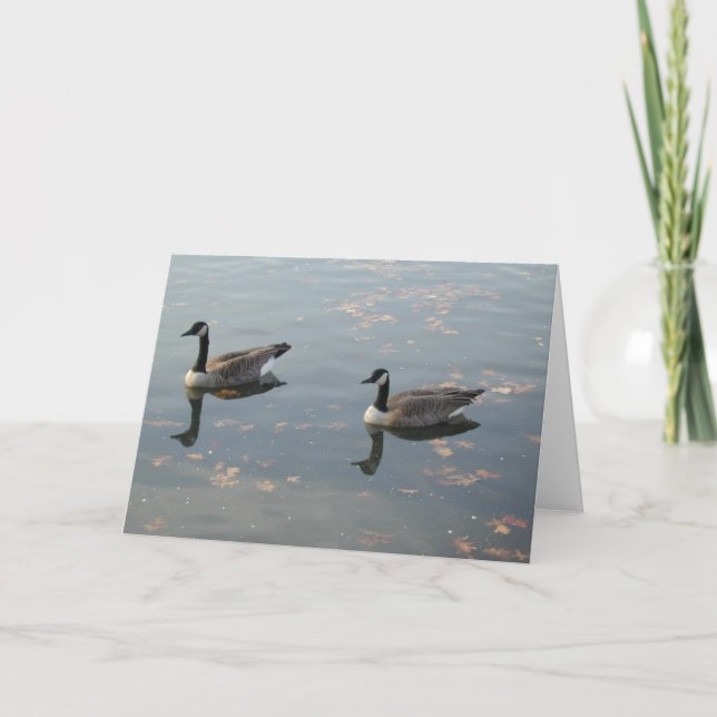 Two Geese card (Front)