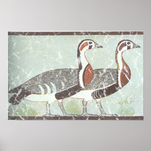 Two Geese Poster