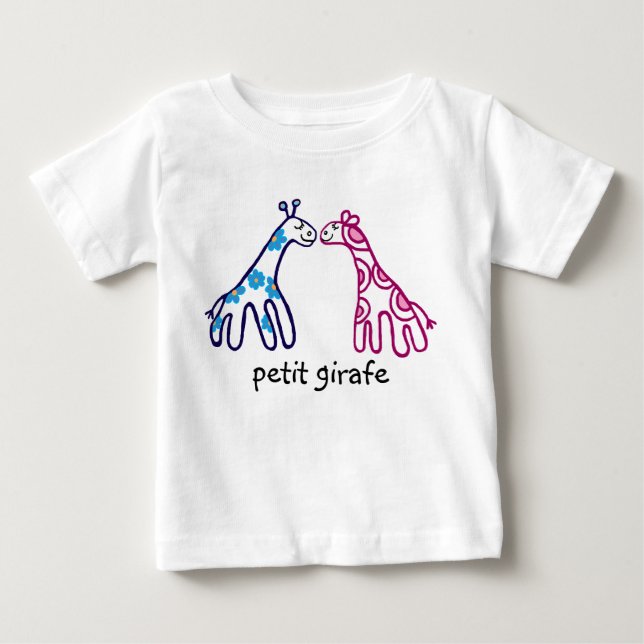 two giraffes baby T-Shirt (Front)