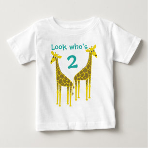 Two giraffes for two years old baby T-Shirt